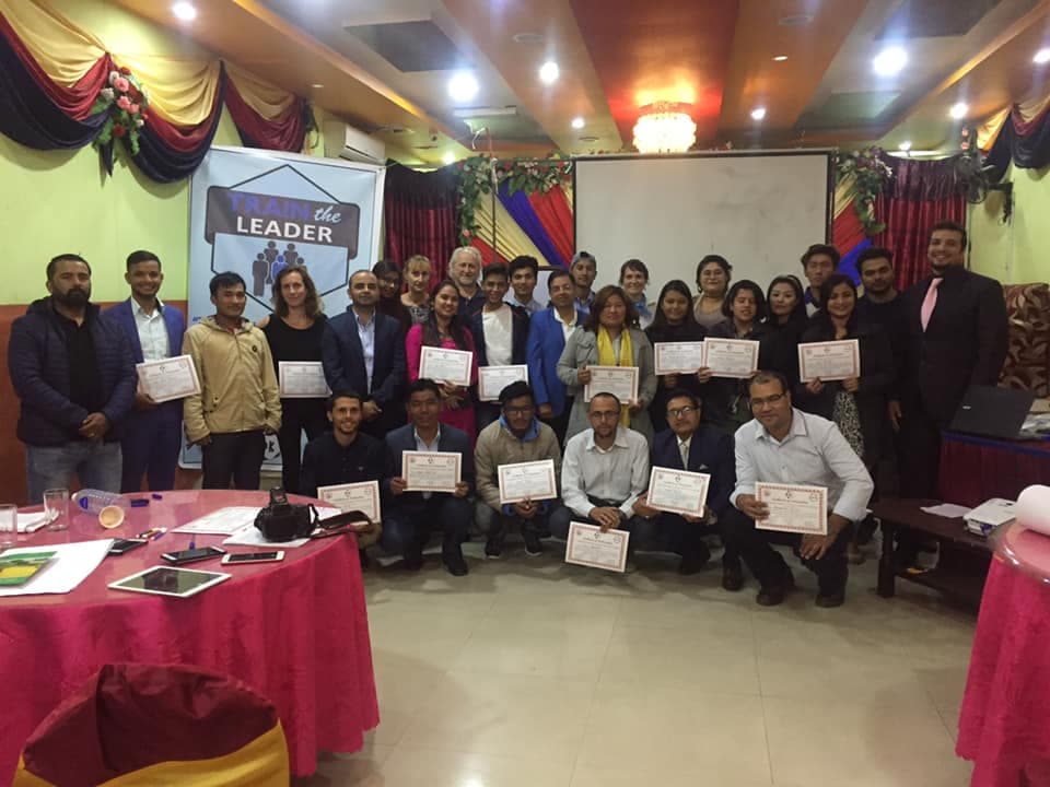 Leadership training certificate ceremony